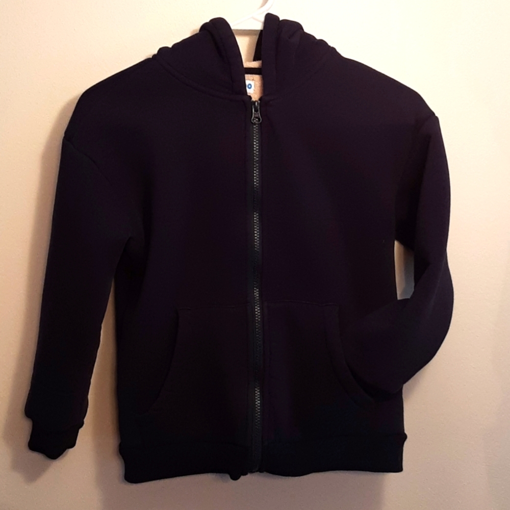 UNACOO NWOT Navy Blue Hoodie Size L (9-10T)